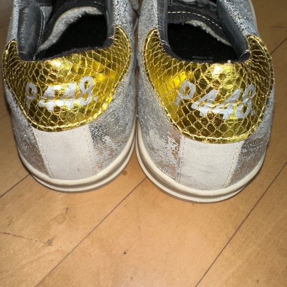 Like New P448 John glitter low top sneaker, 38/8 CB2323 - Picture 6 of 7